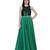 Women's Net Maxi Sequins Evening Gown Green