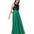 Women's Net Maxi Sequins Evening Gown Green