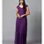 Women's Drape Chiffon Party/ Evening/ Gown in Purple