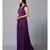 Women's Drape Chiffon Party/ Evening/ Gown in Purple