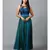 Blue Green Net Gown