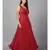 Red Net Bridesmaid Gown