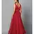 Red Net Bridesmaid Gown