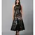 Gold Sequins Halter Neck  Mermaid Dress