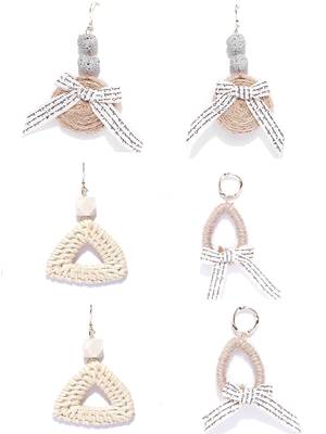 Beige earrings 2