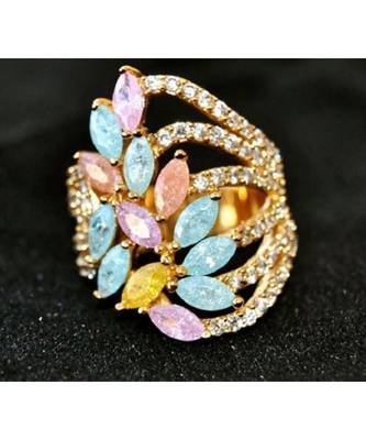 Multigemstone Cocktail Ring 1