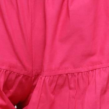 Pink plain cotton shorts 5