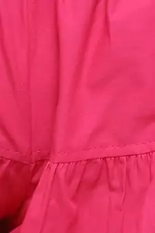 Pink plain cotton shorts