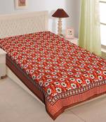 Texstylers Pure Cotton Printed Single Bedsheet