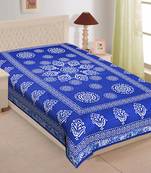 Texstylers Pure Cotton Printed Single Bedsheet