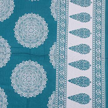 Texstylers Pure Cotton Printed Single Bedsheet 3