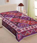 Texstylers Pure Cotton Printed Single Bedsheet