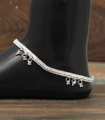 Silver anklets