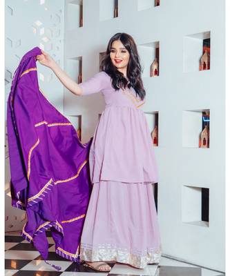 Lilac Purple Suit Set 1