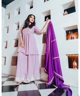 Lilac Purple Suit Set 2