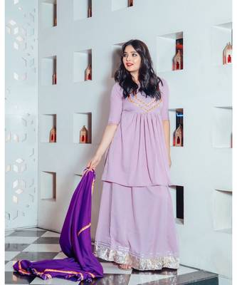 Lilac Purple Suit Set 5