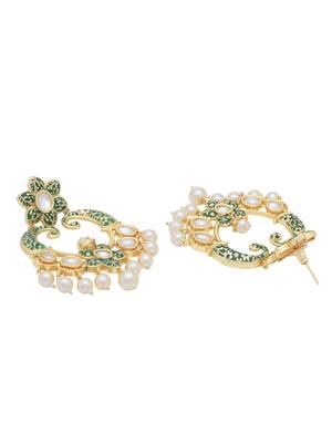 Green cubic zirconia earrings 4