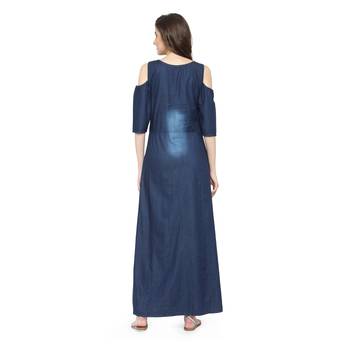 Blue embroidered cotton kurtas-and-kurtis 2