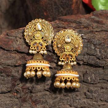 Green jhumkas 2