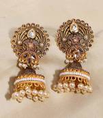Gold jhumkas
