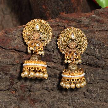 Gold jhumkas 2