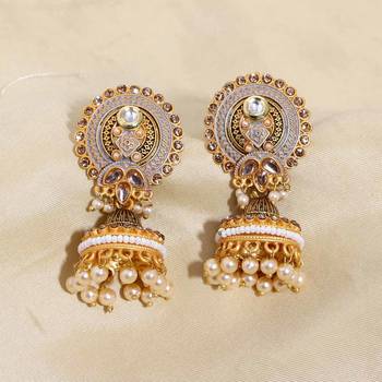 Grey jhumkas 1
