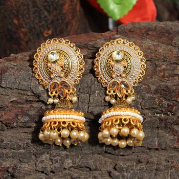 Grey jhumkas 2