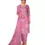 Women'S Baby Pink Modal Cotton Dress Material With Innar
