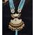 sky beaded kundan necklace set