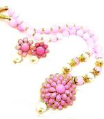 Pink pearl necklace-sets