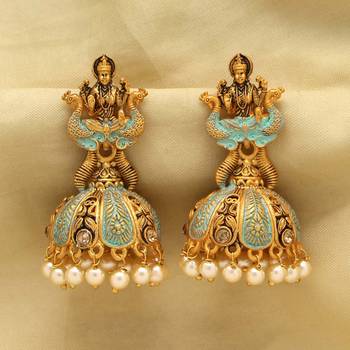Green jhumkas 2