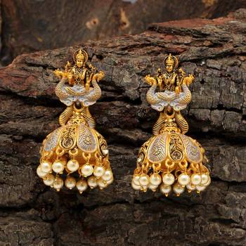 Grey jhumkas 1