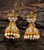 Grey jhumkas
