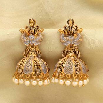 Grey jhumkas 2