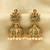 Green jhumkas
