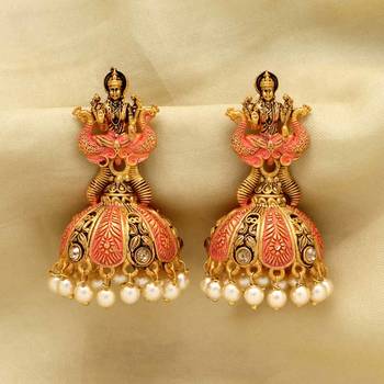 Pink jhumkas 2