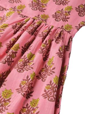 White floral print cotton salwar 4