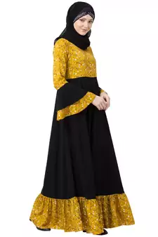 BT-DRESS-006-Mustard-Black