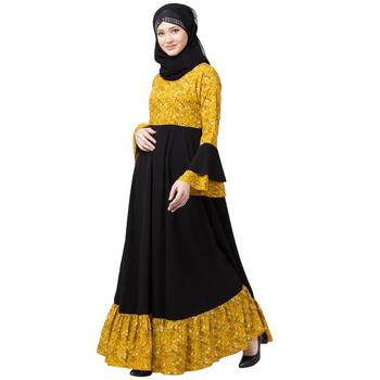 BT-DRESS-006-Mustard-Black 3
