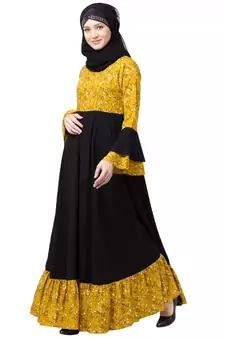 BT-DRESS-006-Mustard-Black