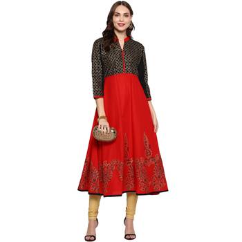 Multicolor printed cotton cotton-kurtis 2