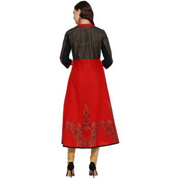 Multicolor printed cotton cotton-kurtis 4