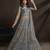 Grey Embroidered Net Salwar