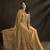 Mustard Embroidered Net Salwar