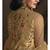 Mustard Embroidered Net Salwar