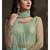 Sky Blue Embroidered Net Salwar