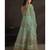 Sky Blue Embroidered Net Salwar