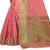 Pink woven Cotton Saree with blouse