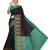 Black plain cotton saree with blouse