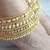 Gold Plated Broad Polki Pearl Anklets Payal